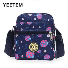 Women's Nylon Cross Small Bag Multi-layer