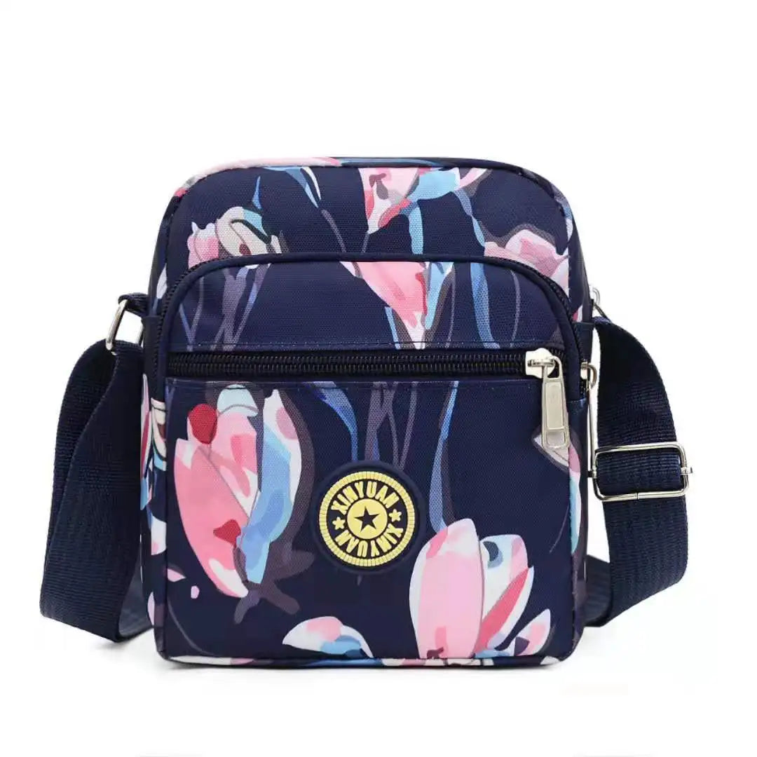 Women's Nylon Cross Small Bag Multi-layer