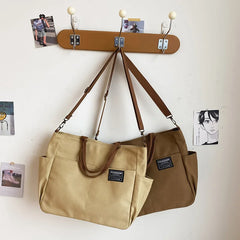 Women's Canvas Tote Bag Casual Handbags Large Capacity Crossbody Bags