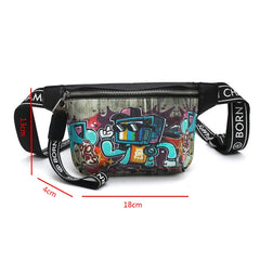 Women's Cartoon Belt Bag Fanny Pack Crossbody Chest Wallet