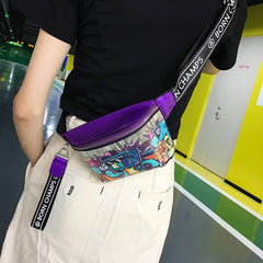 Women's Cartoon Belt Bag Fanny Pack Crossbody Chest Wallet