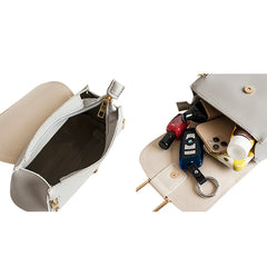 Women's Casual Cross Body Bag Summer Shoulder Bag Leather Satchel