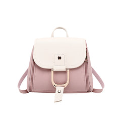Women's Casual Crossbody Bag Leather Satchel Mini Backpacks
