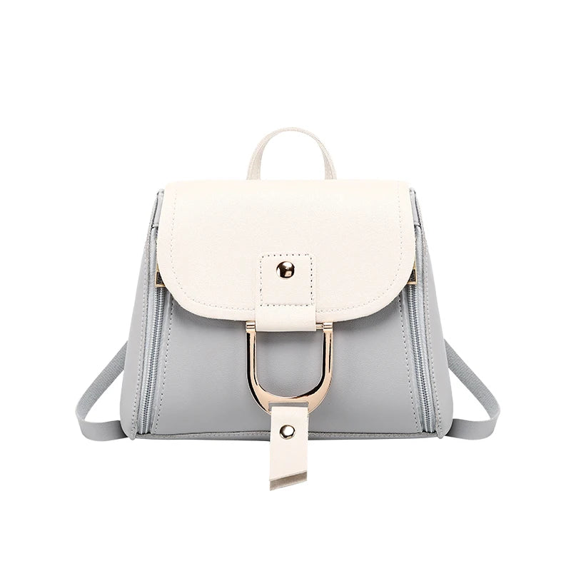 Women's Casual Crossbody Bag Leather Satchel Mini Backpacks