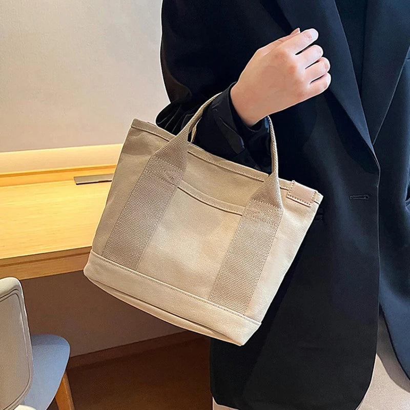 Women's Casual Underarm Shoulder Bag Small Handbags Travel Totes Canvas