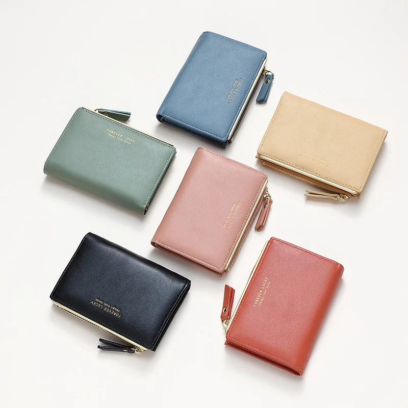 Women's Change Purse PU Leather Wallet Card Holder Coin Bag