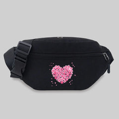 Love Series Crossbody Bag Outdoor Sports Waist Storage Bag