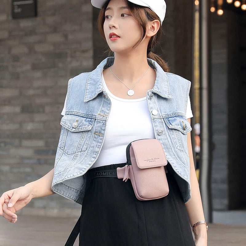 Women's Hip Hop Banana Belt Bag Chest Pack Crossbody Bag