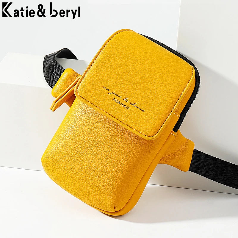 Women's Hip Hop Banana Belt Bag Chest Pack Crossbody Bag