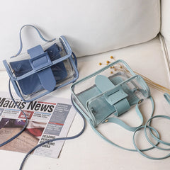 Clear Clutch Jelly Messenger Crossbody Handbag
