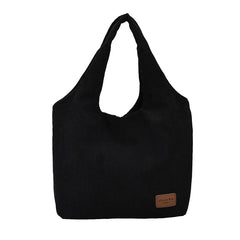 Corduroy Shoulder Bag Winter Large Capacity Totes Bag Women's Handbag
