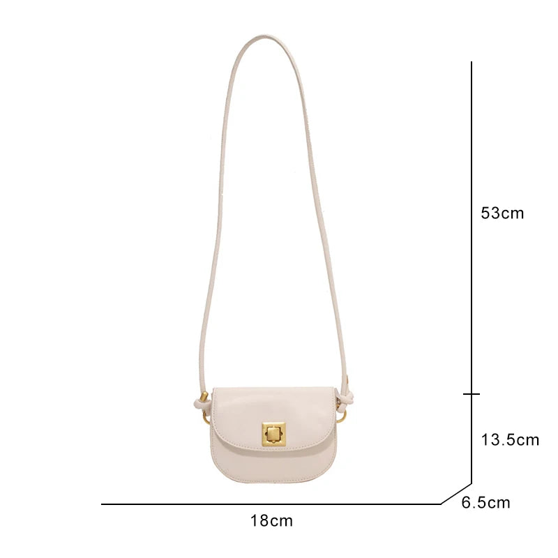 Women's PU Leather Crossbody Cosmetic Bag