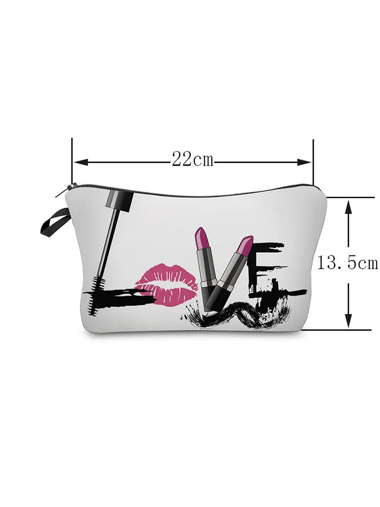 Women's Cosmetic Bag Makeup Brush Organizer Storage Gift Pouch
