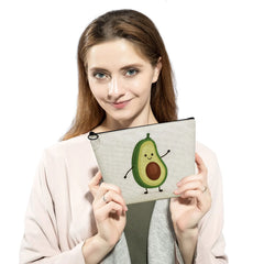 Avocado Cartoons Fruit Cosmetic Bag Organizer
