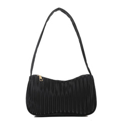 Women's Crescent Bag Shoulder Bag Female Hobo Handbag Stripe Casual