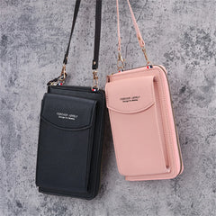 Women's Cross Bag Solid Colors PU Leather Small Phone Purses