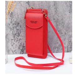 Women's Cross Bag Solid Colors PU Leather Small Phone Purses