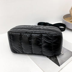 Women's Nylon Crossbody Bag Winter Casual Shoulder Purse Solid Color