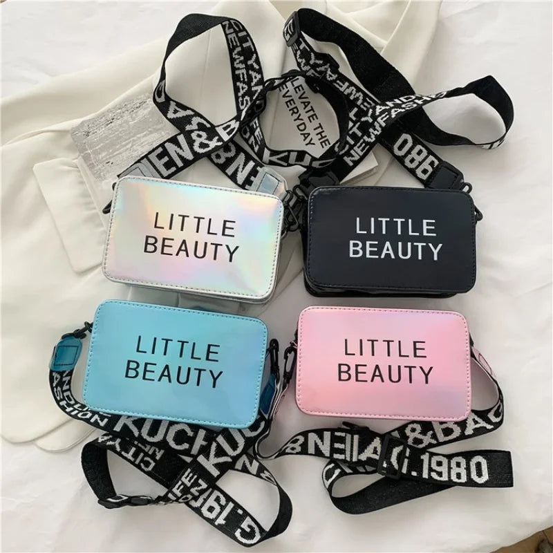 Women's Crossbody Bag Letter Printing Small Square Bag