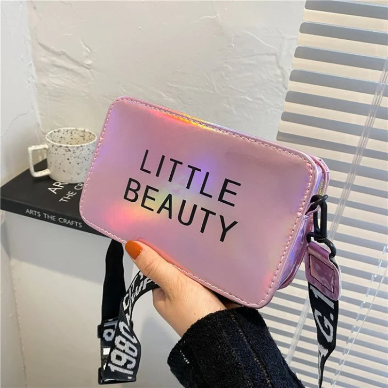 Women's Crossbody Bag Letter Printing Small Square Bag