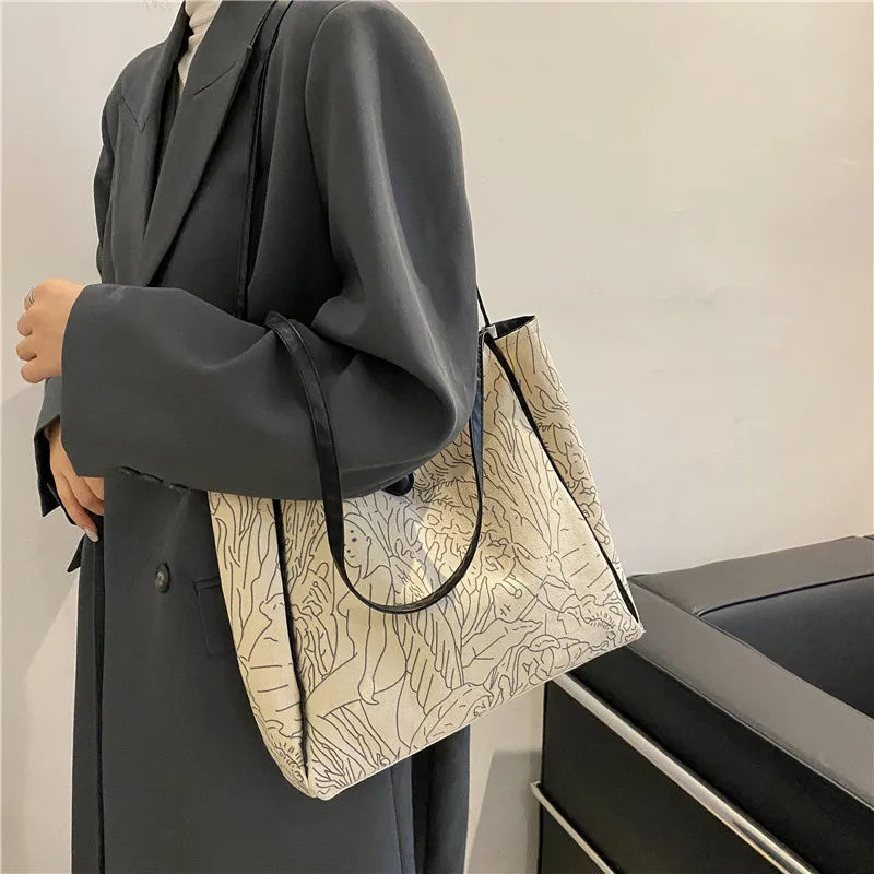 Women's Canvas Messenger Bag Cross Body Casual Travel Shoulder Bag B173