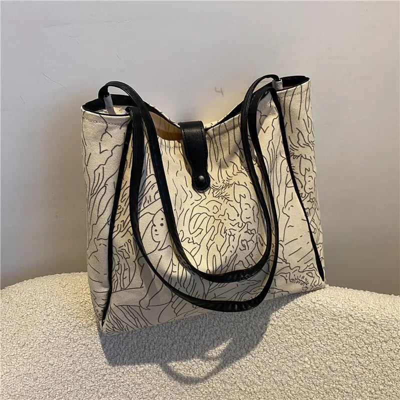 Women's Canvas Messenger Bag Cross Body Casual Travel Shoulder Bag B173