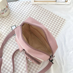 Women's Mini Shoulder Bag with Multiple Pocket Zipper Crossbody Bag
