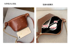 Women's Crocodile Shoulder Bag Casual Small Square Bag