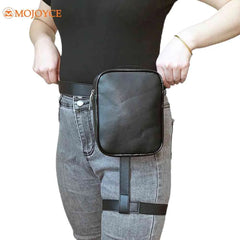 Women's Motorcycle Leg Side Bag Waterproof Shoulder Belt Pouch Hip Fanny Pack
