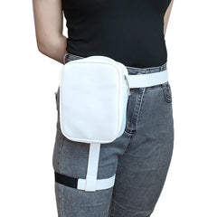 Women's Motorcycle Leg Side Bag Waterproof Shoulder Belt Pouch Hip Fanny Pack