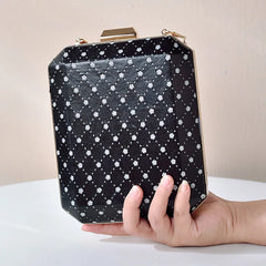 Women's Diamond Lattice Party Clutch Wedding Evening Bag