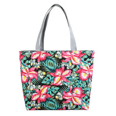 Ethnic Style Printed Canvas Handbag Women Casual Tote Large Capacity