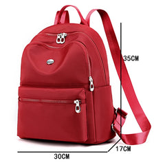 Women's Famous Backpack Casual Backpack Waterproof Nylon Fabric School Bag