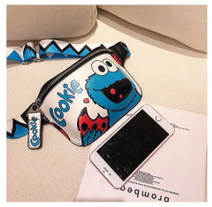 Women's Cartoon Fanny Pack PU Leather Waist Bag
