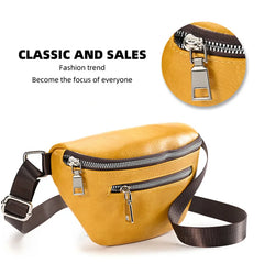 Women's PU Leather Fanny Pack Waist Bag Handbag