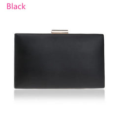 Women's Chain Shoulder Handbags Metal Clutch Purse Solid Nighclub Wedding Bags