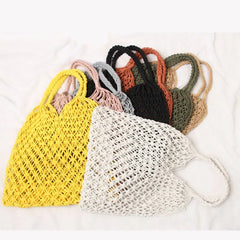 Knitted Beach Bag Large Summer Tote