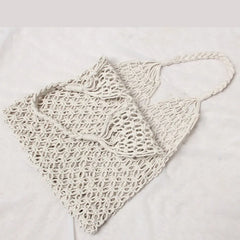 Knitted Beach Bag Large Summer Tote