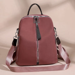 Solid Color Backpack Purse Women's Casual Medium Size