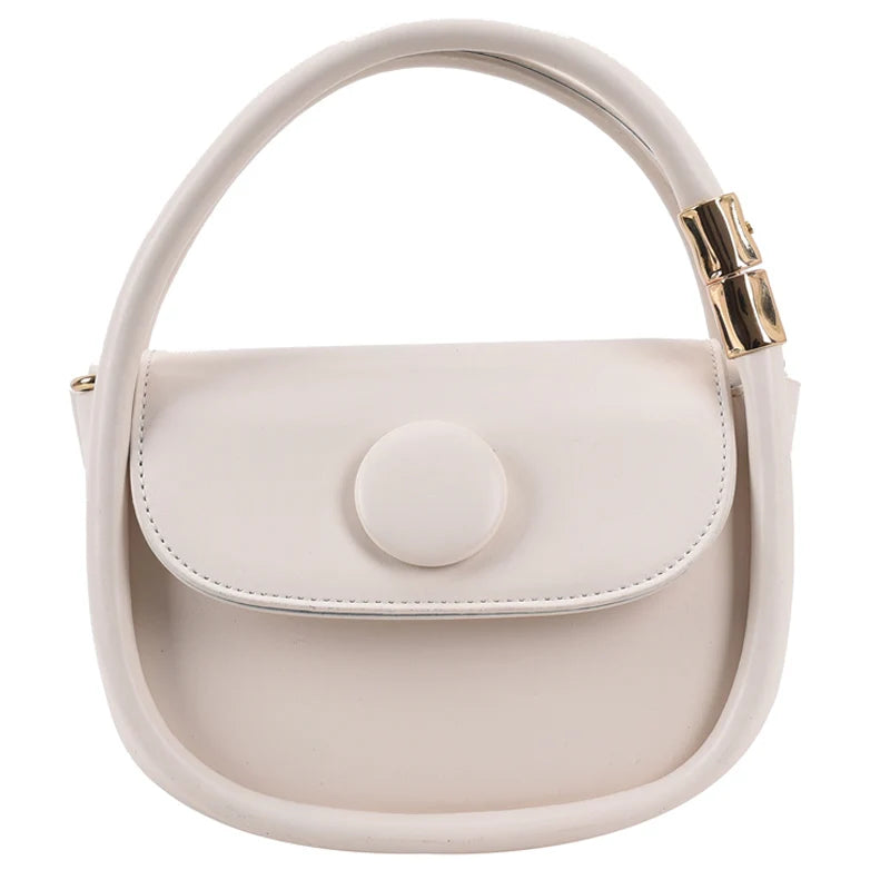 Solid High Pu Crossbody Bag Women Small Square Bag