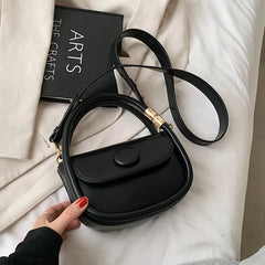 Solid High Pu Crossbody Bag Women Small Square Bag