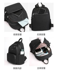 Women's Casual Solid Backpack Large Capacity Small Backpack