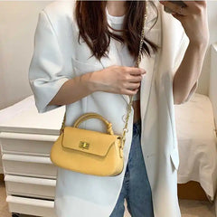 Women's Chain Handbag Female Niche Solid Shoulder Messenger Bag