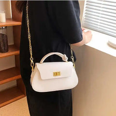 Women's Chain Handbag Female Niche Solid Shoulder Messenger Bag