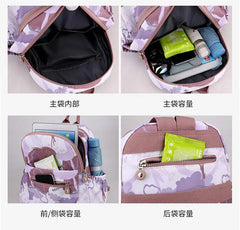 Sweet Oxford Cloth Backpack Lightweight Travel School Bag