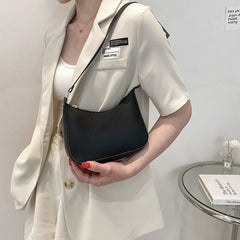 Retro PU Leather Shoulder Bag Casual Handbags
