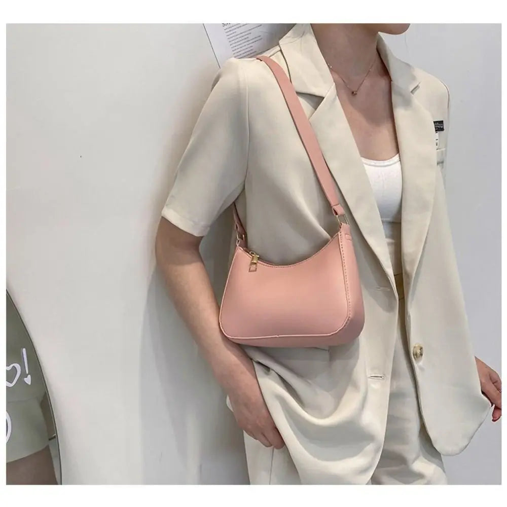 Small Retro PU Leather Shoulder Bag