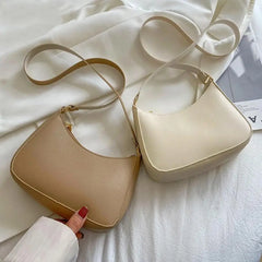 Small Retro PU Leather Shoulder Bag