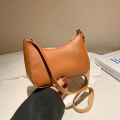 Small Retro PU Leather Shoulder Bag