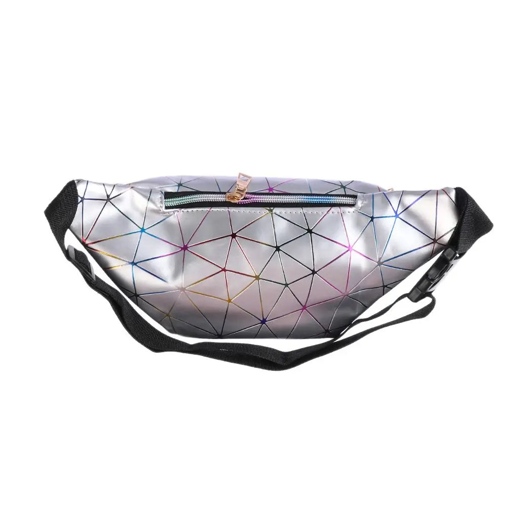 Women's Laser Belt Bags Waist Packs Fanny Pack Make-up Pouch